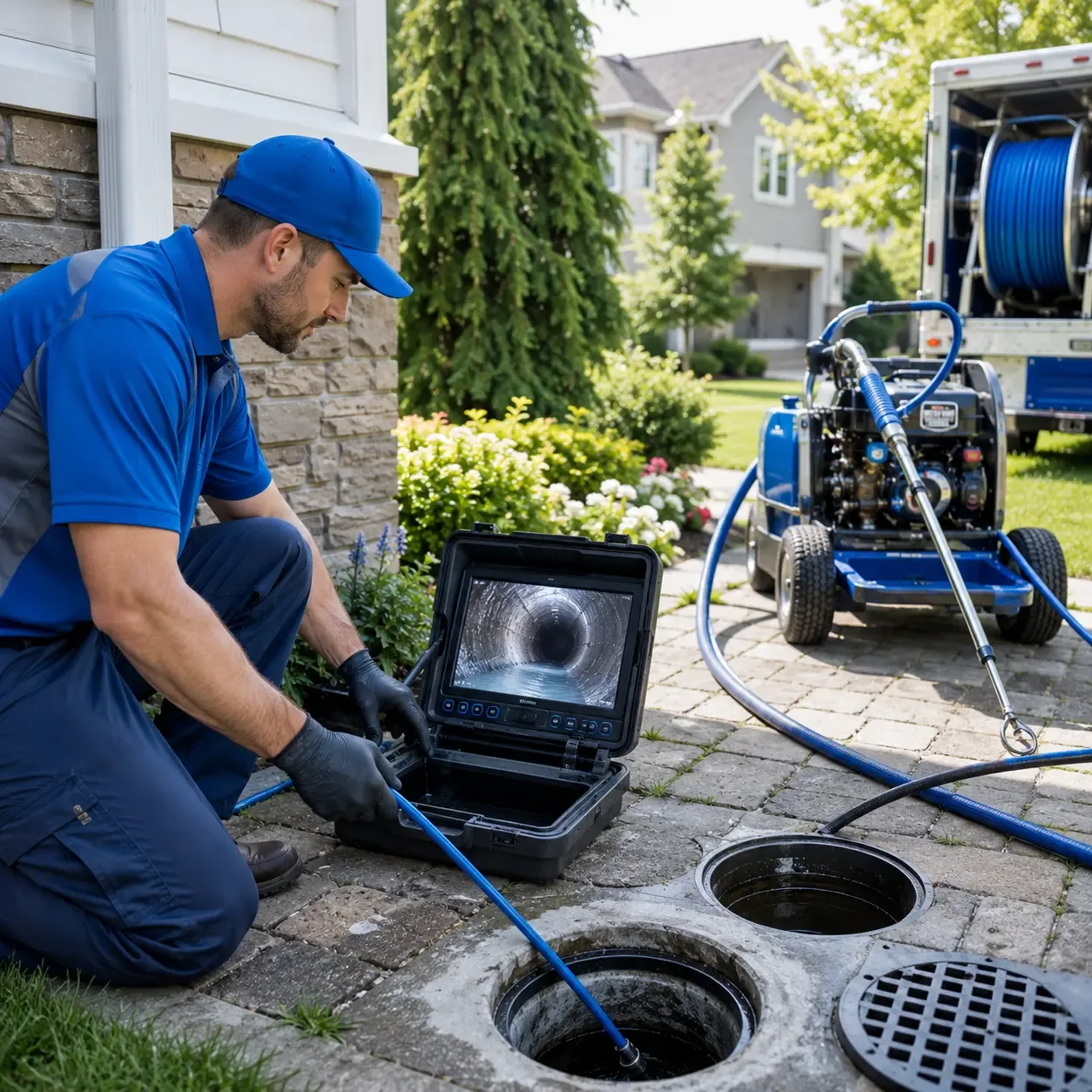 Outdoor drain cleaning professionals serving Chattaroy, WV